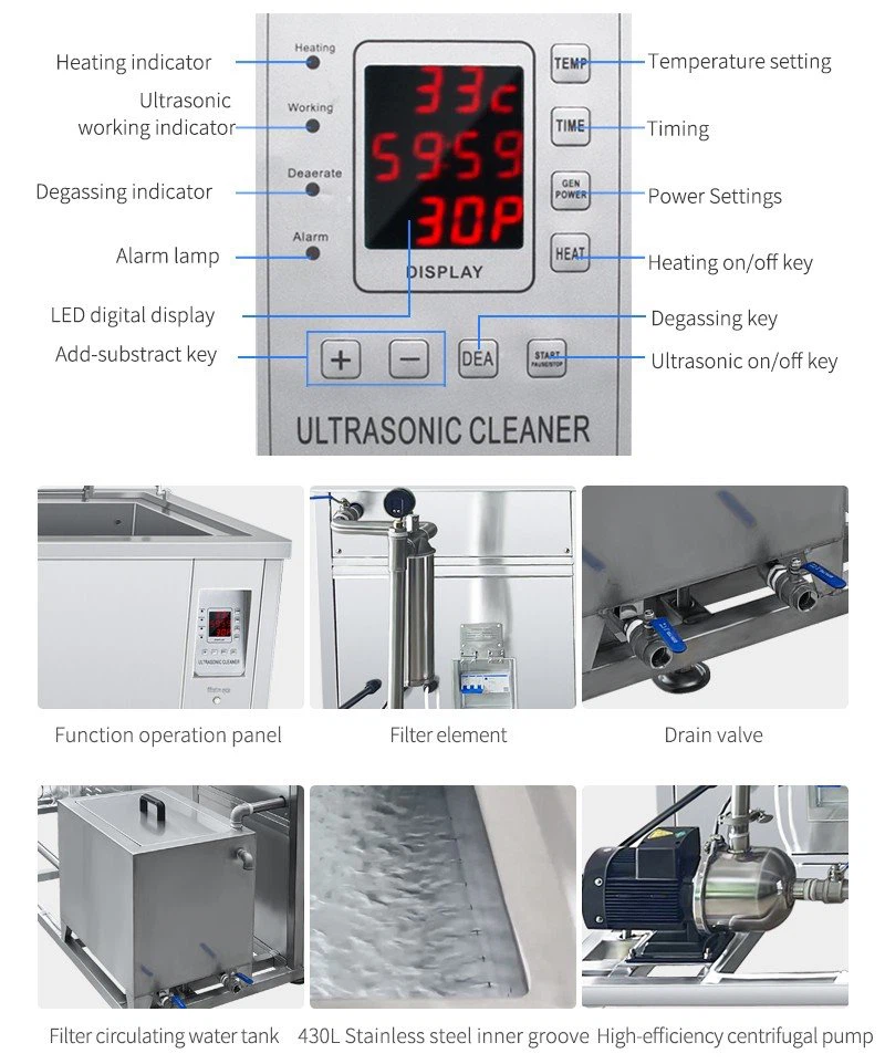 500L Commercial Industrial Ultrasonic Cleaner