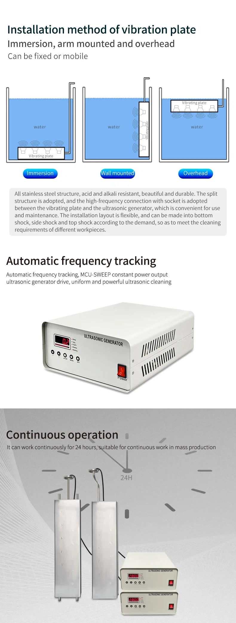 immersion transducers immersion transducers